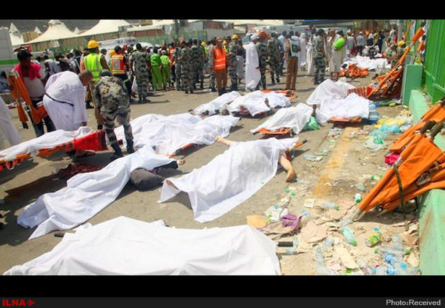 کشته شدن صدها حاجی در سرزمین منا