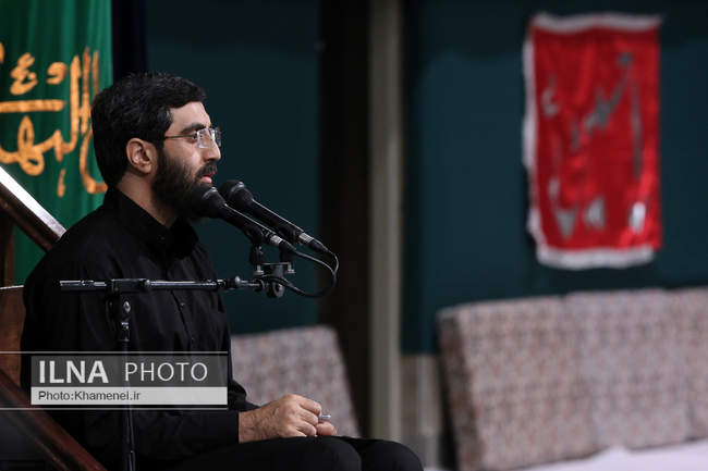 اولین شب عزاداری محرم با حضور رهبر معظم انقلاب 