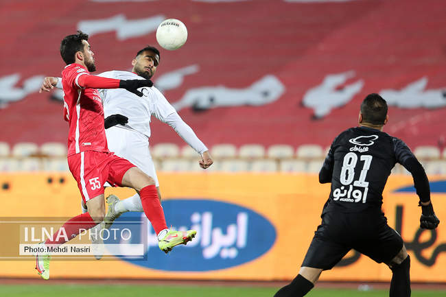 دیدار تیمهای فوتبال پرسپولیس تهران و فولاد خوزستان