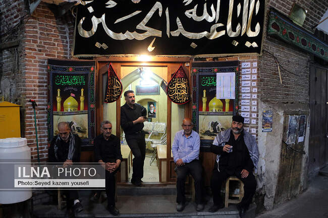 عزاداری تاسوعای حسینی در بازار تبریز