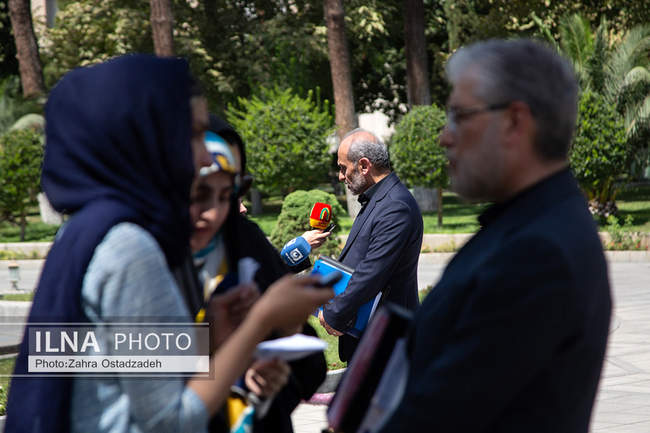 اعضای هیأت دولت در جمع خبرنگاران - ۲۹ مرداد ۱۴۰۴