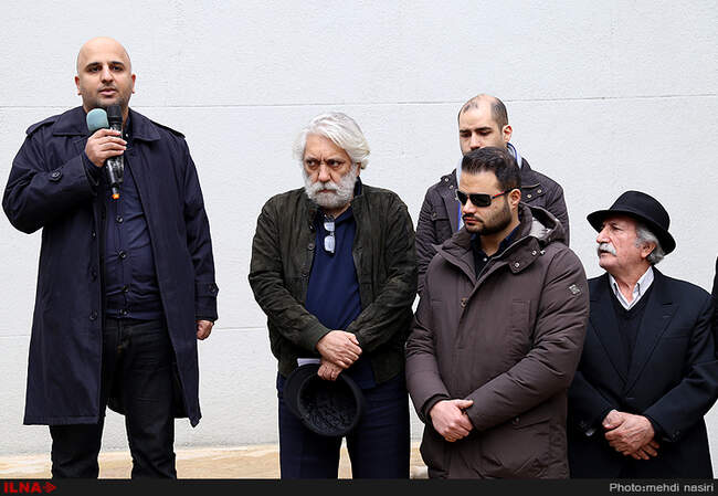 تشییع پیکر فریبرز صالح کارگردان سینما و تلویزیون
