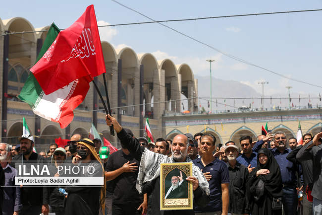 دومین روز مراسم وداع با رهبر شهید انقلاب در مصلای تهران/ 10