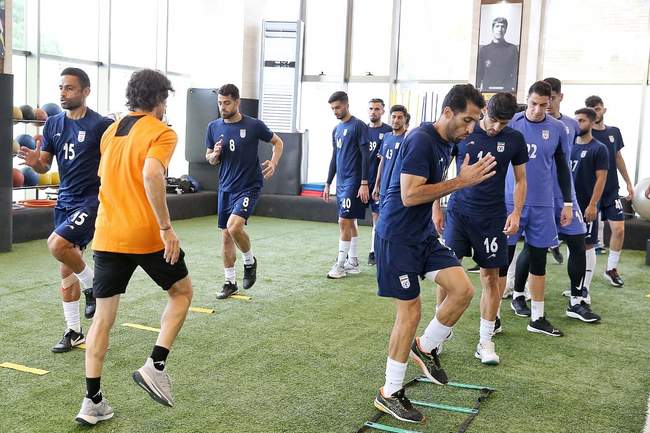 گزارش تصویری تمرین تیم ملی 