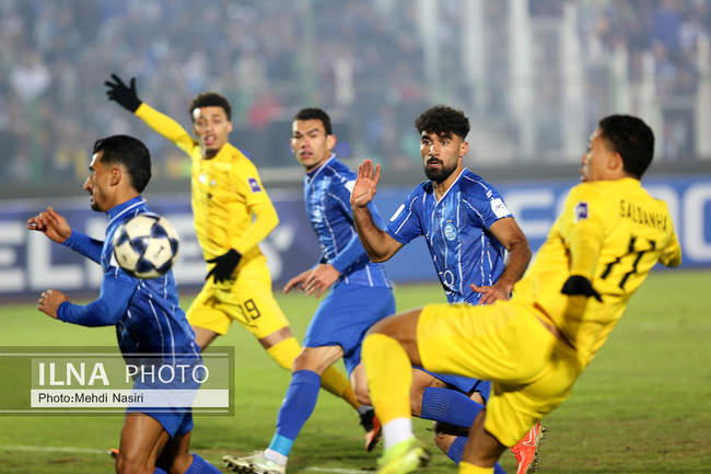 دیدار تیم ‌های فوتبال استقلال ایران و الوصل امارات