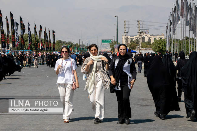 مراسم راهپیمایی جاماندگان اربعین حسینی در تهران