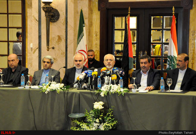 دیدارهای محمدجواد ظریف وزیر امور خارجه کشورمان در لبنان