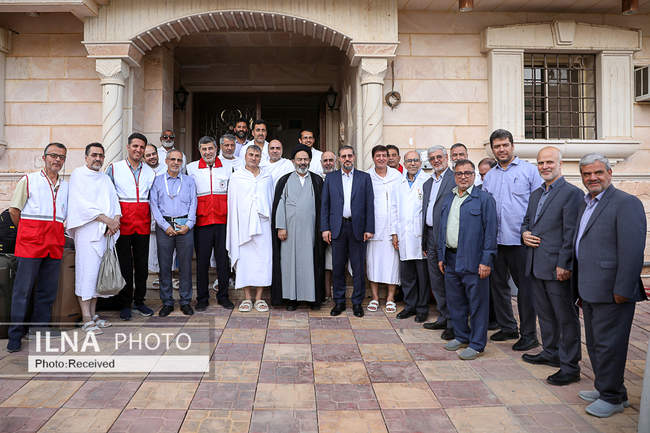  بازدید سرپرست حجاج ایرانی از زائران کشورمان و مرکز پزشکی هلال احمر د