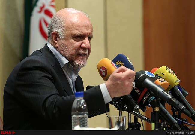 نشست خبری بیژن زنگنه، وزیر نفت بااصحاب رسانه