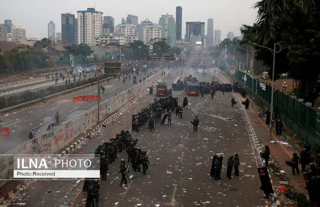 درگیری و اعتراضات خیابانی در اندونزی