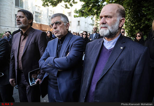 مراسم تشییع پیکر بهمن کشاورز