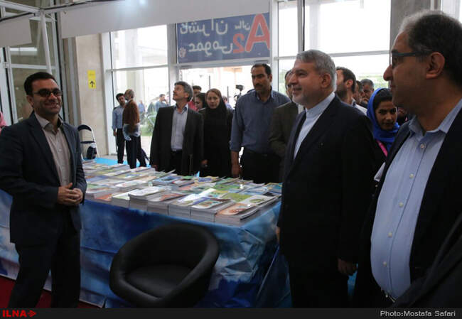 حضور  سید رضا صالحی امیری وزیر فرهنگ و ارشاد در سی‌‌اُمین نمایشگاه بین‌المللی کتاب تهران 