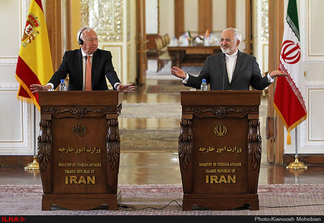دیدار محمد جواد ظریف با وزیر خارجه اسپانیا
