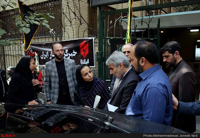 حضور محمدباقر نوبخت سخنگوی دولت در خبرگزاری کارایران( ایلنا) 