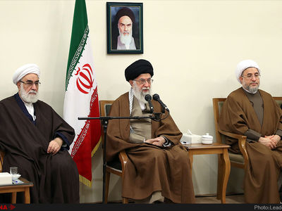 دیدار دست‌اندرکاران کنگره شهدای قزوین با رهبر معظم انقلاب
