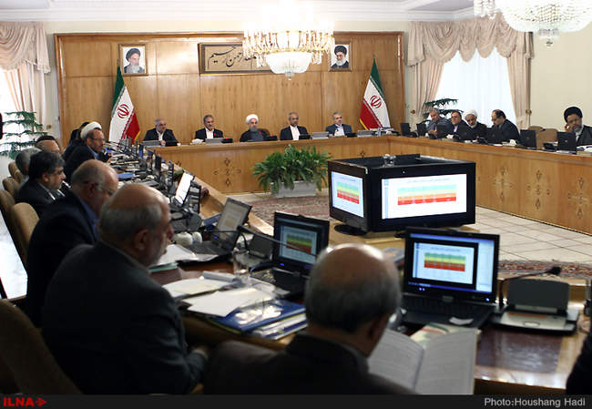 آخرین جلسه هیئت دولت در سال 94 