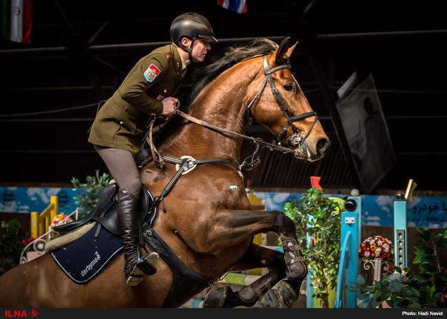 مسابقات بین المللی پرش اسب در مجموعه سوارکاری بام