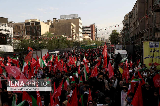مراسم تشییع پیکر مطهر رهبر شهید انقلاب / 1