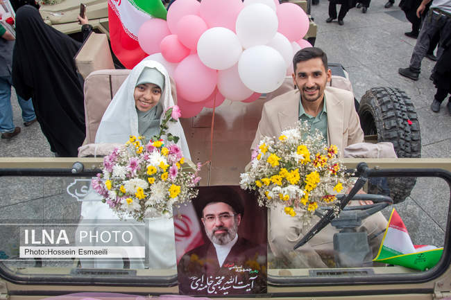  برگزاری جشن ازدواج ۱۰۰۰زوج جان فدا در تهران 