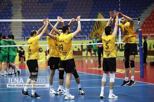 برد تیم والیبال سپاهان برابر  لبنیات هراز آمل