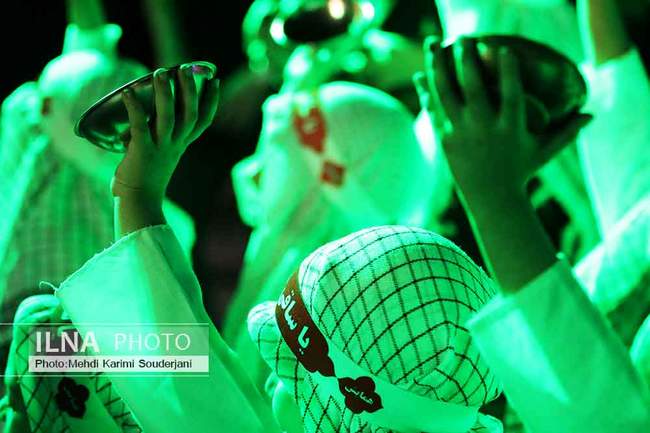 مراسم العطش از آران و بید گل در چهارباغ اصفهان 