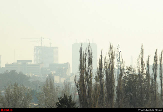آلودگی هوای امروز تهران 