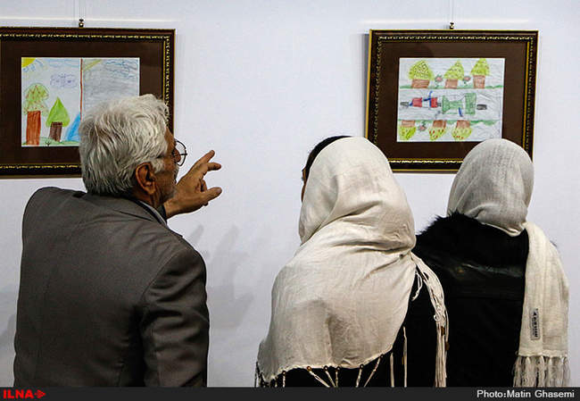 نمایشگاه نقاشی کودکان کار به مناسبت روز هوای پاک/برج میلاد