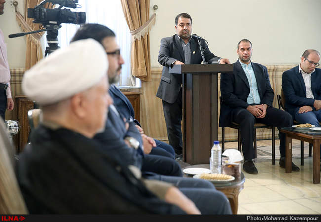 دیدار اعضای شورای مرکزی حزب ندای ایرانیان با آیت الله هاشمی رفسنجانی