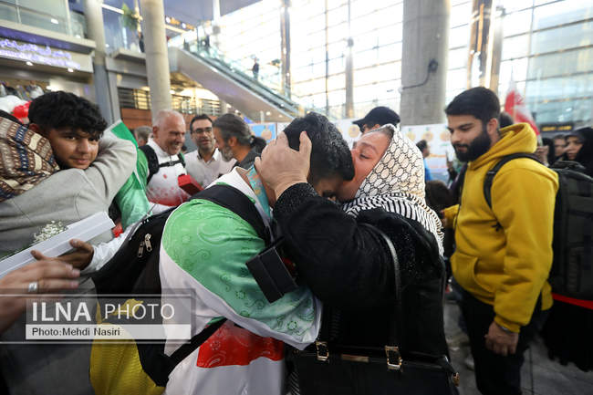 بازگشت کاروان ایران از بازی‌های پاراآسیایی جوانان (گزارش تصویری)