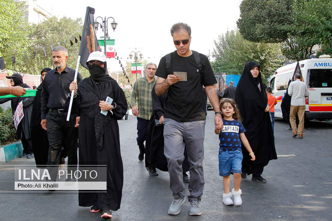 مراسم پیاده‌روی جاماندگان اربعین حسینی در تهران/١ 