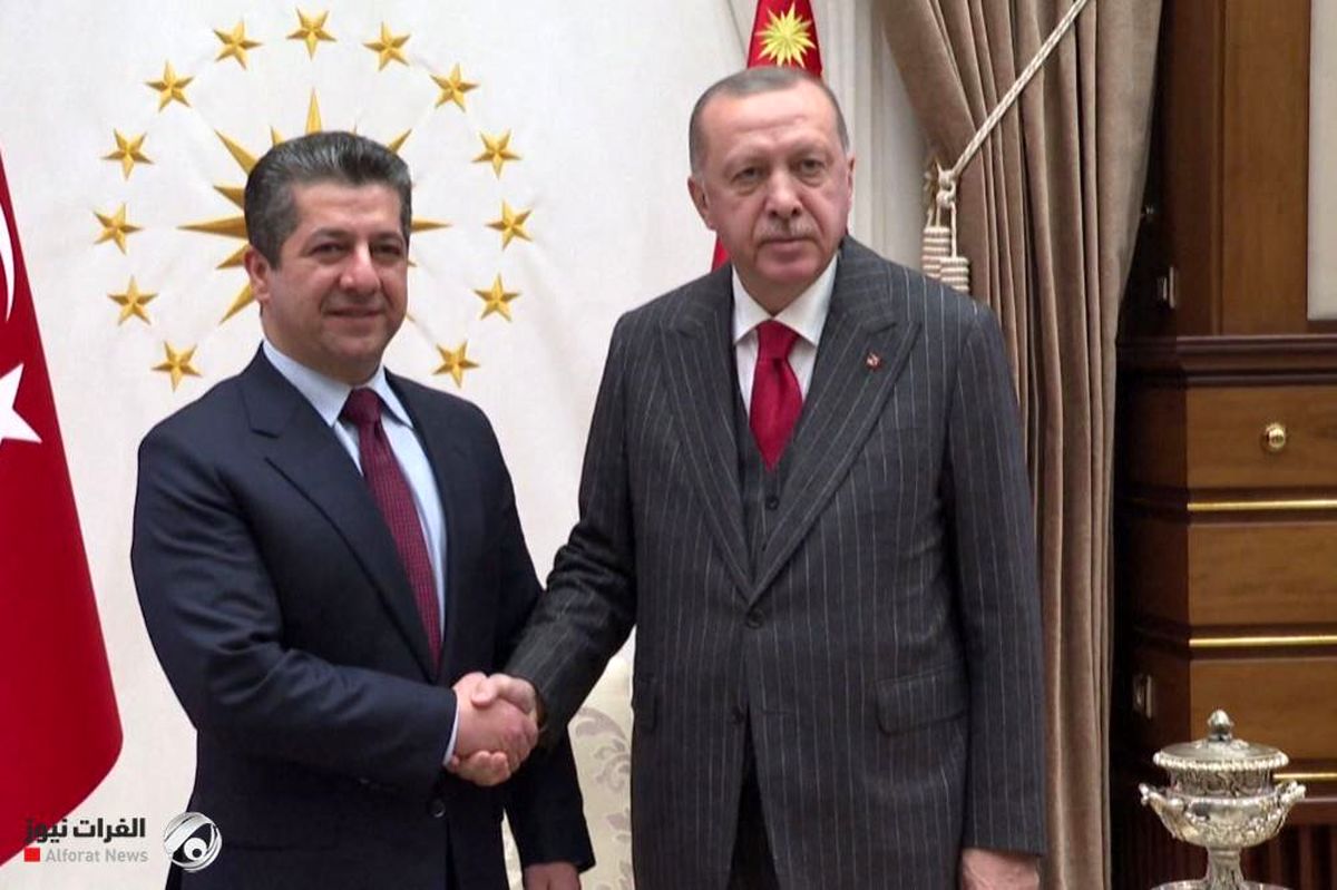 مسرور بارزانی ‌وارد آنکارا شد
