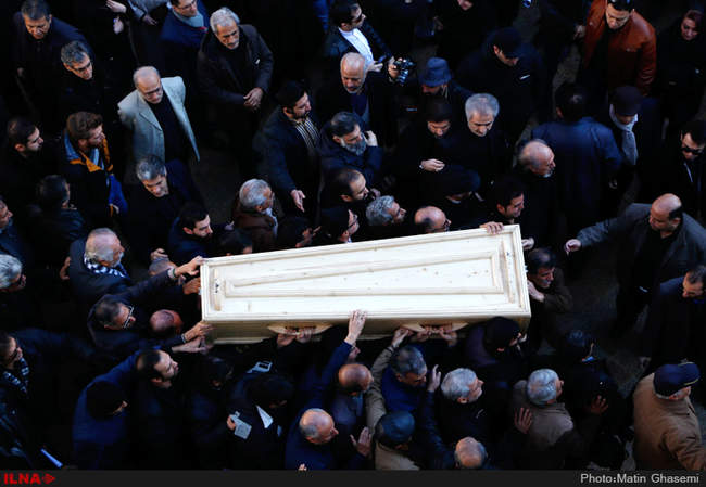 تشییع پیکر زندیاد ولی‌الله مومنی