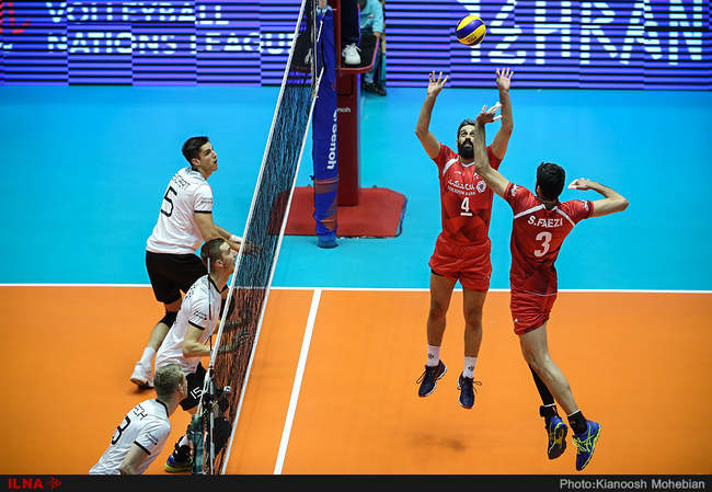 لیگ ملت‌های والیبال/ایران و آلمان