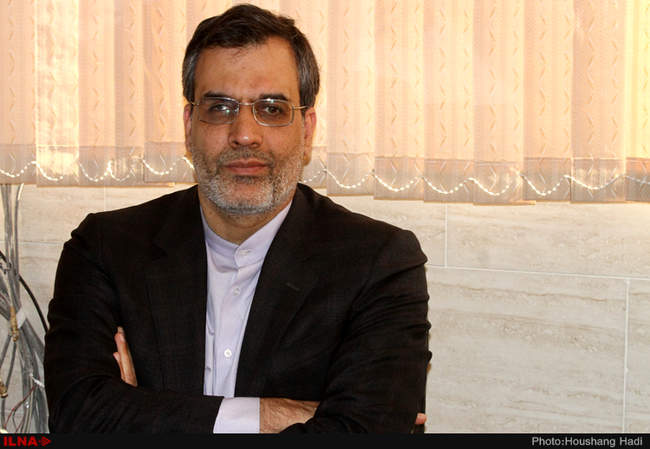 بازدید جابر انصاری ،سخنگوی وزارت امور خارجه از ایلنا