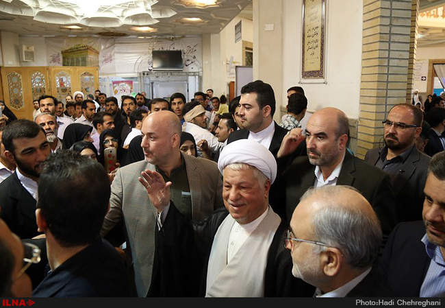 سفر آیت الله هاشمی رفسنجانی به قم