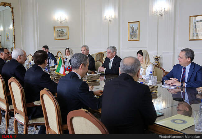 Meeting of Foreign Ministers of Iran and Spain