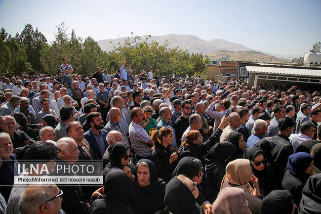 مراسم تشییع پیکر مداحو