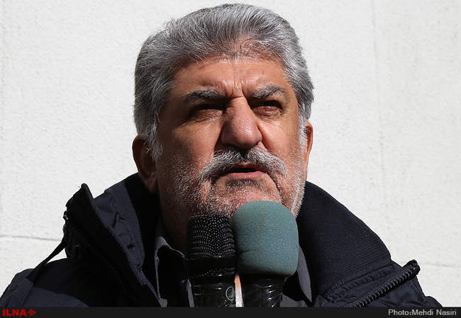 مراسم تشییع پیکر هادی مشکات