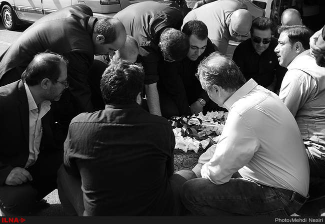 مراسم تشییع پیکر زنده یاد مصطفی کمال پورتراب