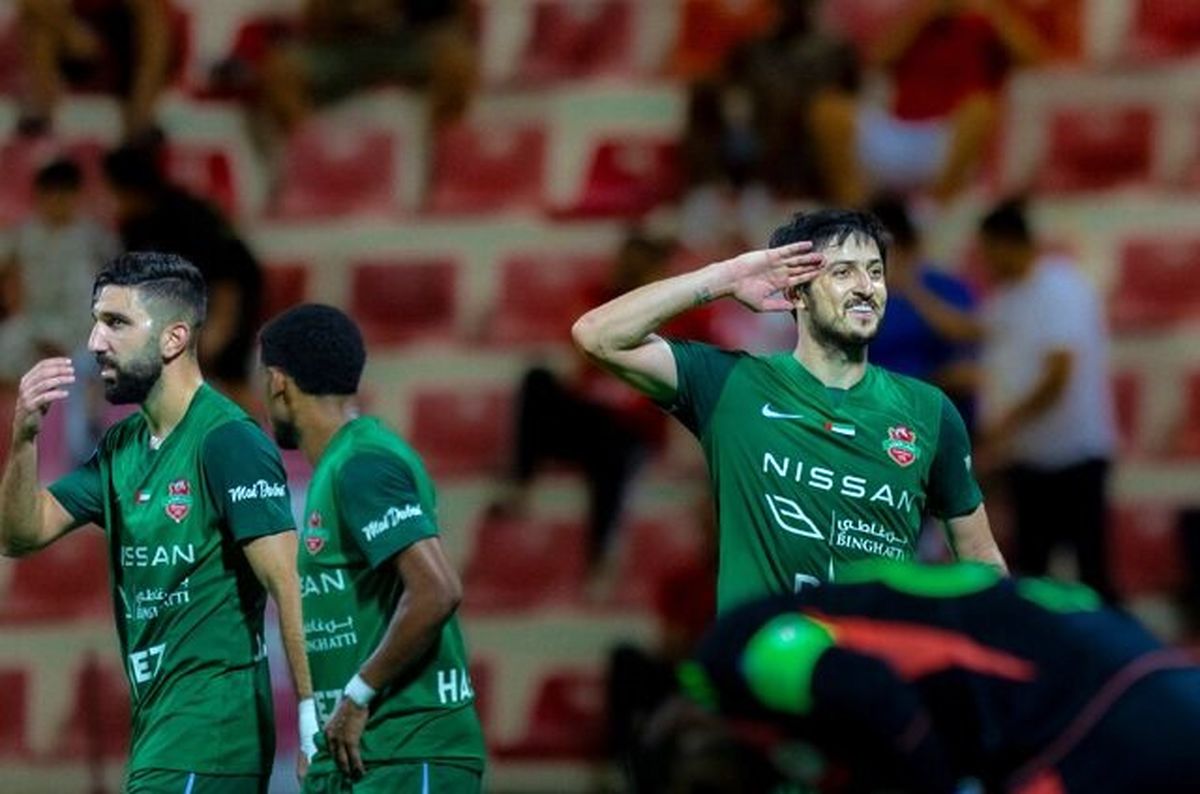 پیروزی الاهلی با دبل سردار آزمون
