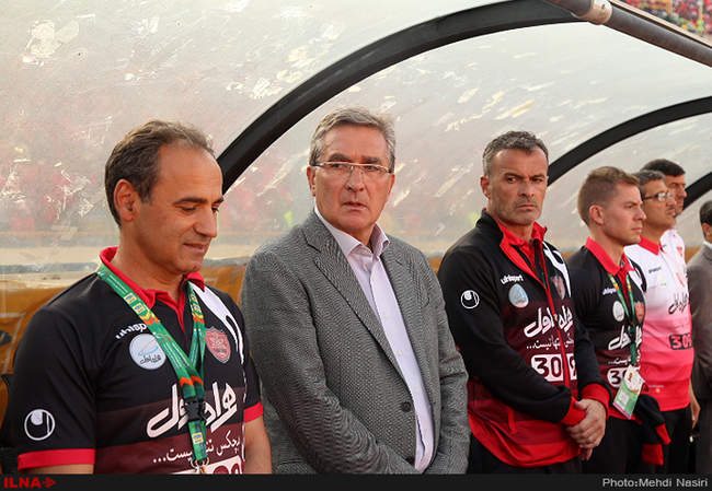 دیدار تیم های فوتبال پرسپولیس تهران و راه آهن تهران/2