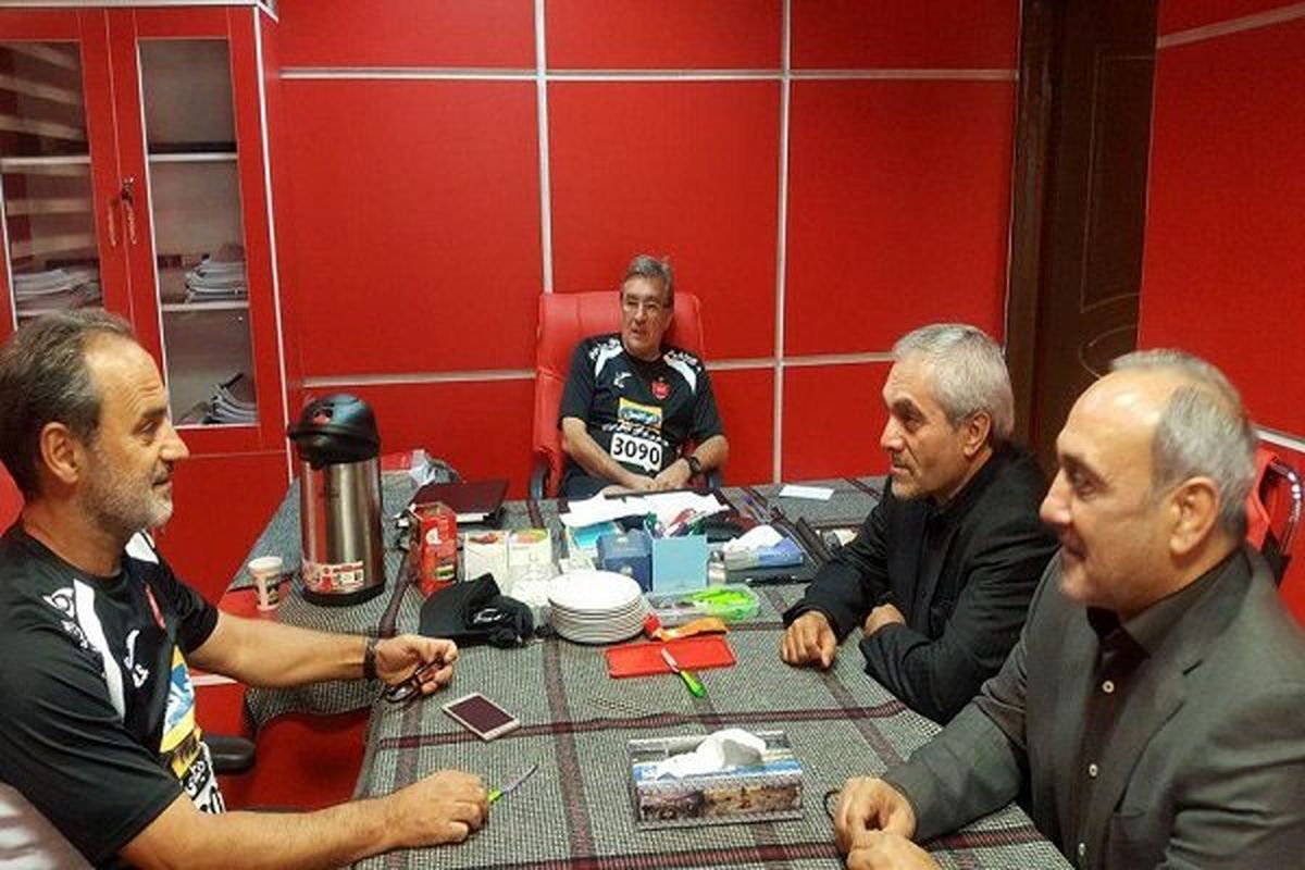 جلسه برانکو با گرشاسبی برای تمدید قرارداد 