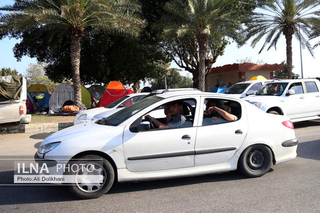 مسافران نوروزی در قشم