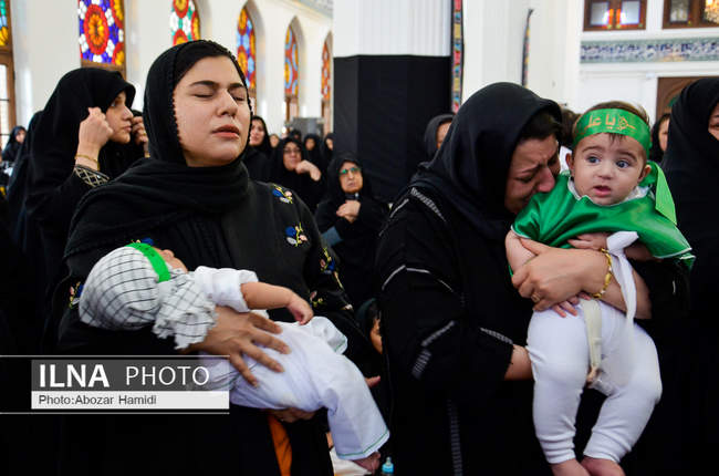  همایش شیرخوارگان حسینی در رشت