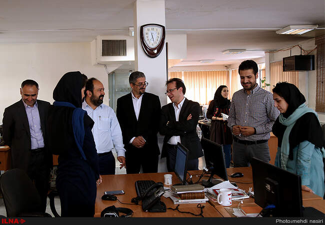 بازدید مدیرعامل صندوق بیمه اجتماعی کشاورزان، روستائیان و عشایر از خبرگزاری ایلنا