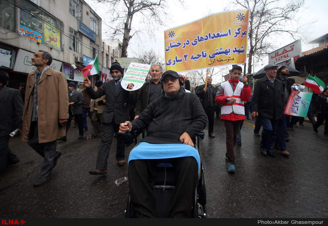 راهپیمایی یوم الله ۲۲ بهمن در ساری/6