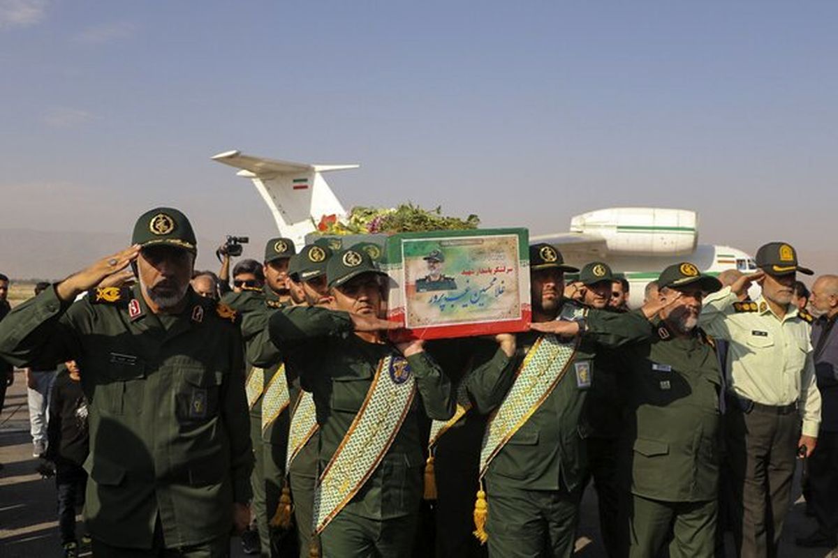 انتقال پیکر سردار شهید غیب‌پرور به شیراز 