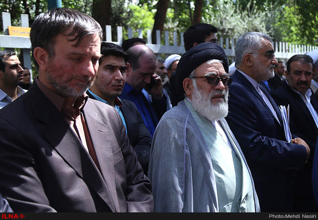 مراسم تشییع پیکر حسین زاده نماینده منتخب مراغه