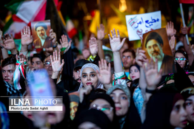 اجتماع مردمی جبهه مقاومت در تهران