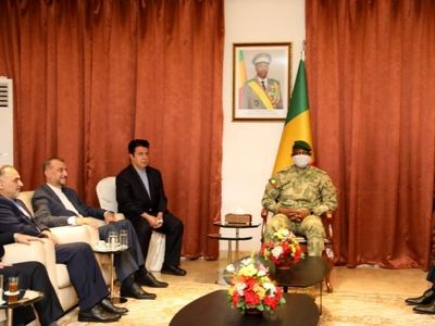 دیدار وزیر امور خارجه با رییس دولت انتقالی مالی